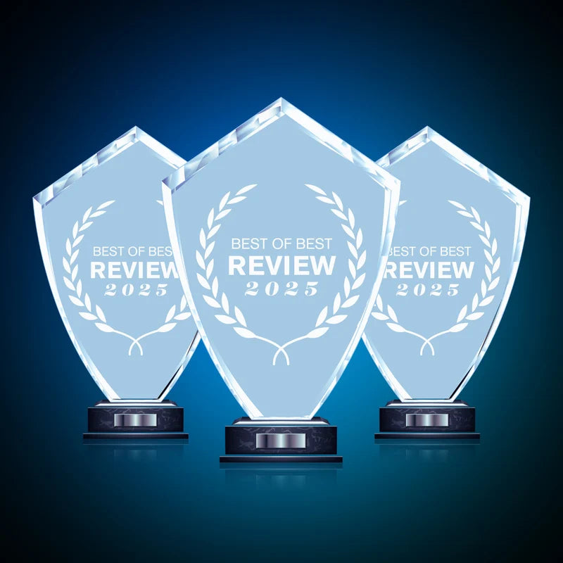 Best of Best Review 2025 award trophies — Best Beauty Academy in Australia
